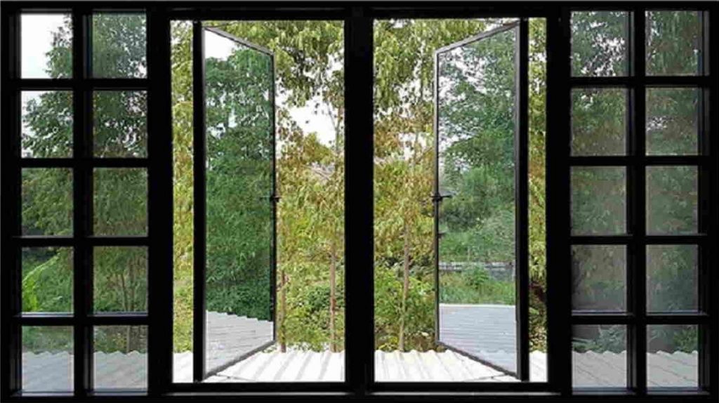jendela aluminium kaca