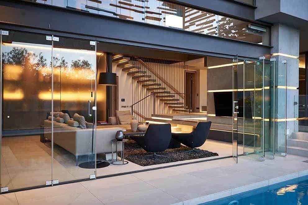 Partisi Pintu Lipat Kaca Frameless & Tempered, Jakarta-Tangerang Harga Terbaik